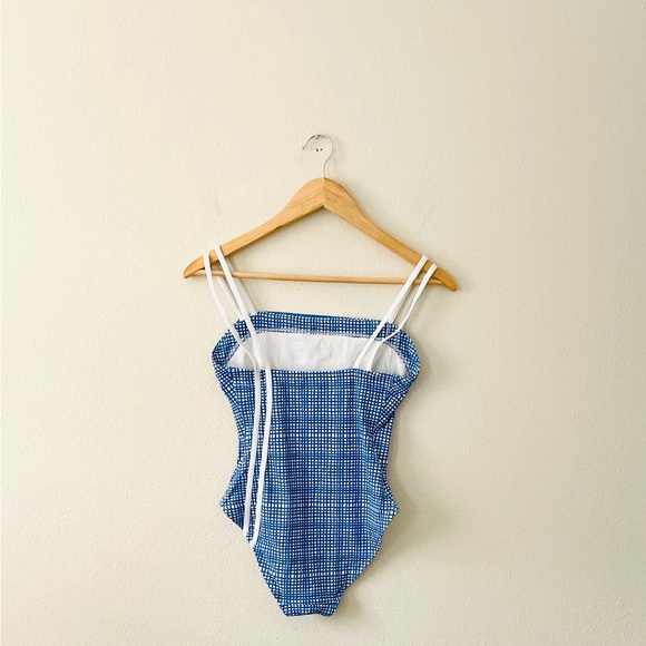 Solid & Striped One Piece Swimsuit - Picture 2 of 7